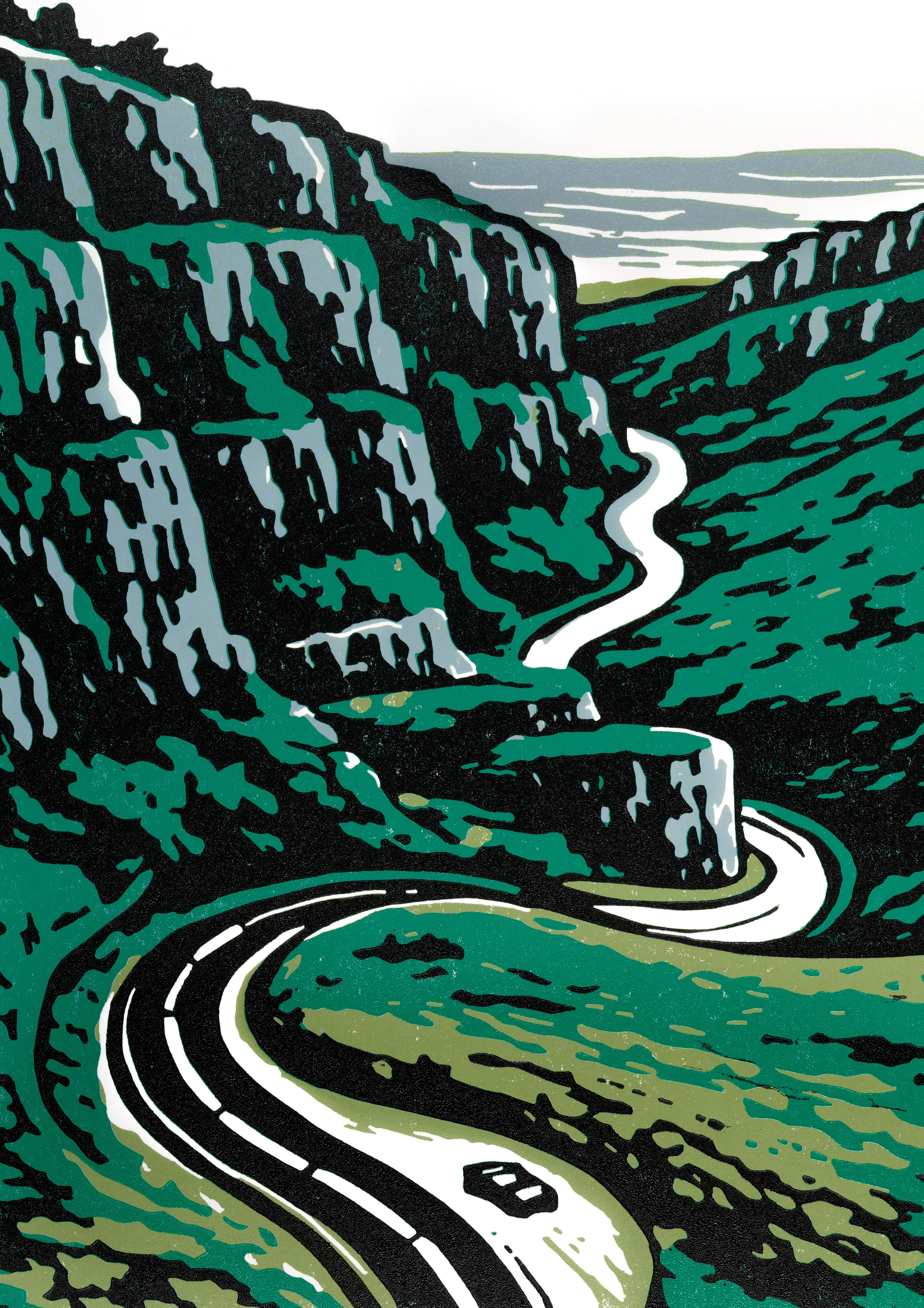 Cheddar Gorge Greeting Card